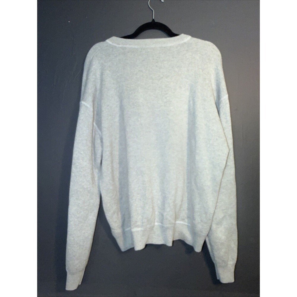 Zara Soft Knit‎ Crewneck Sweater L Gray Oversized Comfy Leisure - Picture 5 of 6